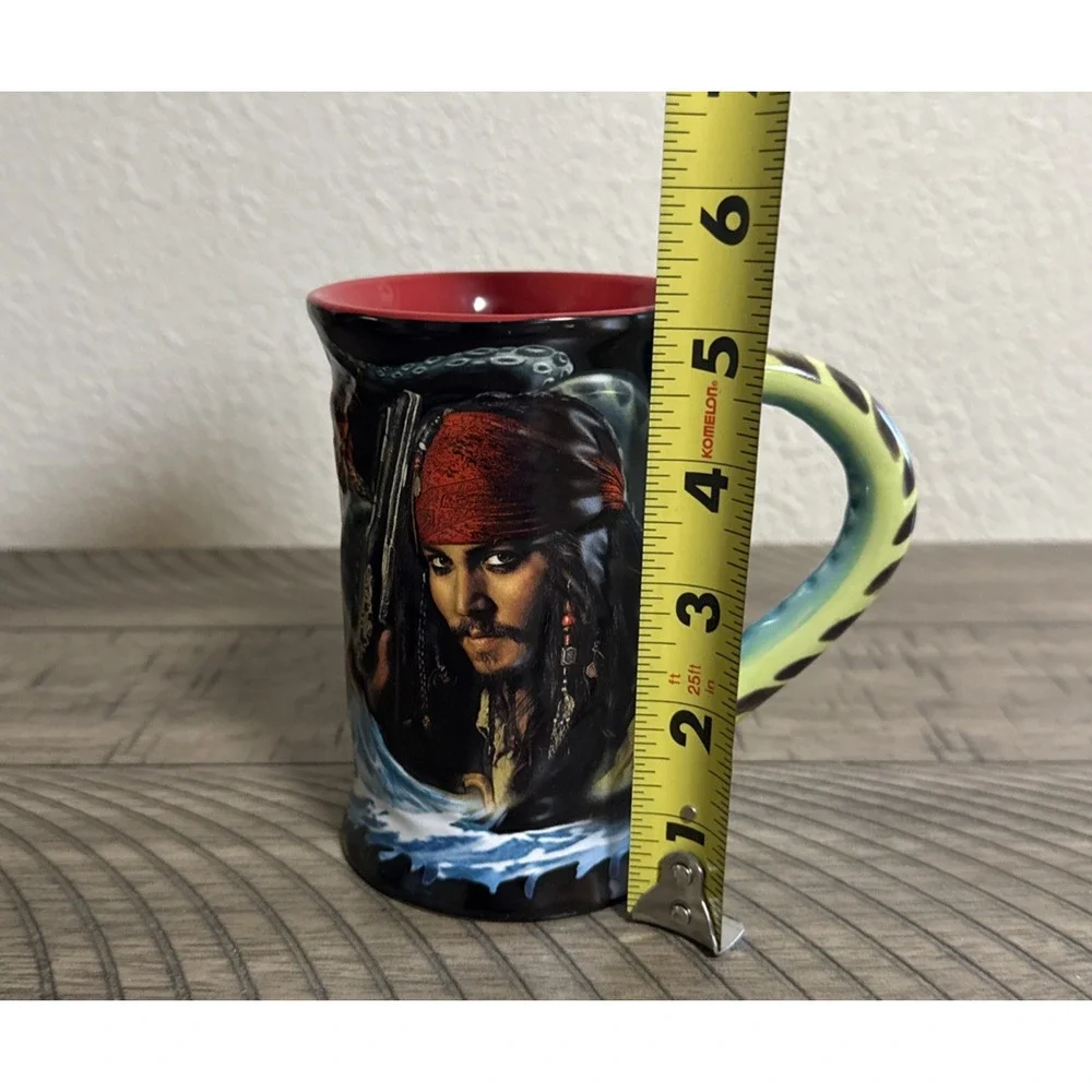 Rare Disney Pirates of the Caribbean Jack Sparrow Jerry Leigh 3D Tentacle Handle